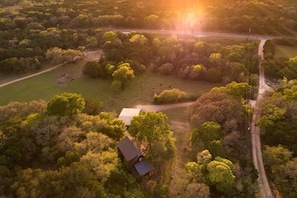 Aerial view of property