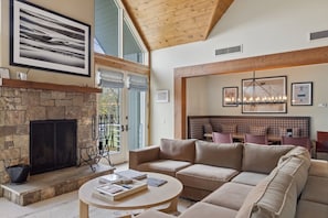 Living Room with Fireplace