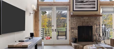 Living Room with Fireplace