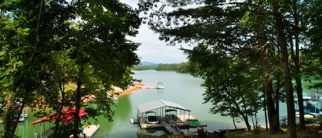 Lake view from deck