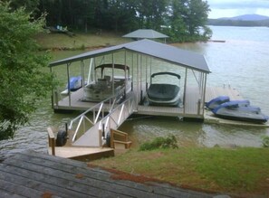 Dock with swim platform