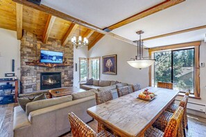 Appointed with Rustic decor, Local Wood & Stone treatments