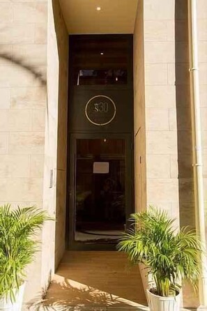 Interior entrance