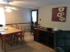 Dining room, deck entry