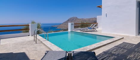 Incredible sea view, private pool, Plakias, Crete