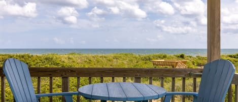 Dine, read, relax or watch dolphins right from your balcony