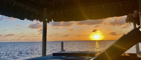 Sunset from pier.