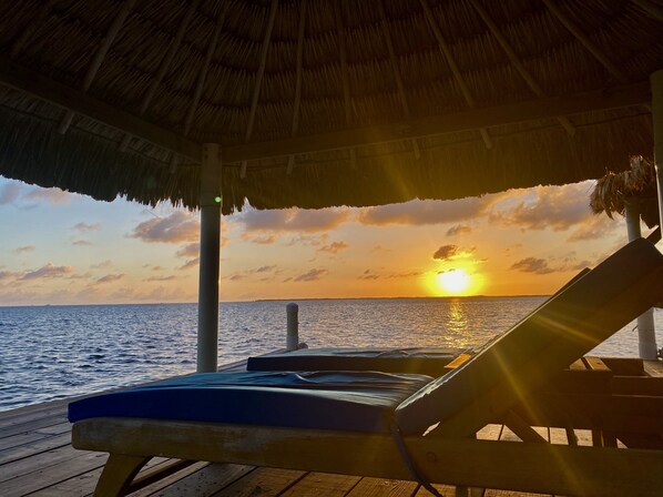 Sunset from pier.