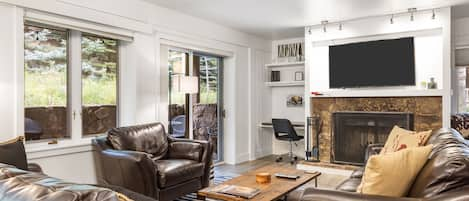 Living Room with Fireplace