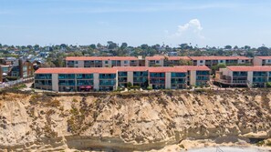 Drone view of complex - Lower red square is unit 214