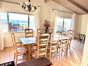 Formal Dining Room with breathtaking view of the San Fran Cisco Bay 