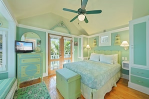 PRIMARY SUITE ON SECOND LEVEL WITH FLATSCREEN TV