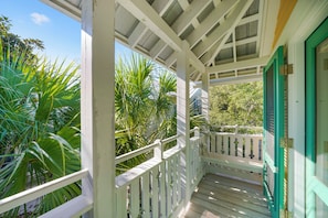 OPEN AIR BALCONY OFF PRIMARY WITH VIEWS AND SEATING