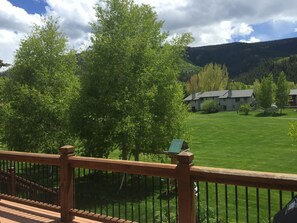 View from deck on the 1st Green