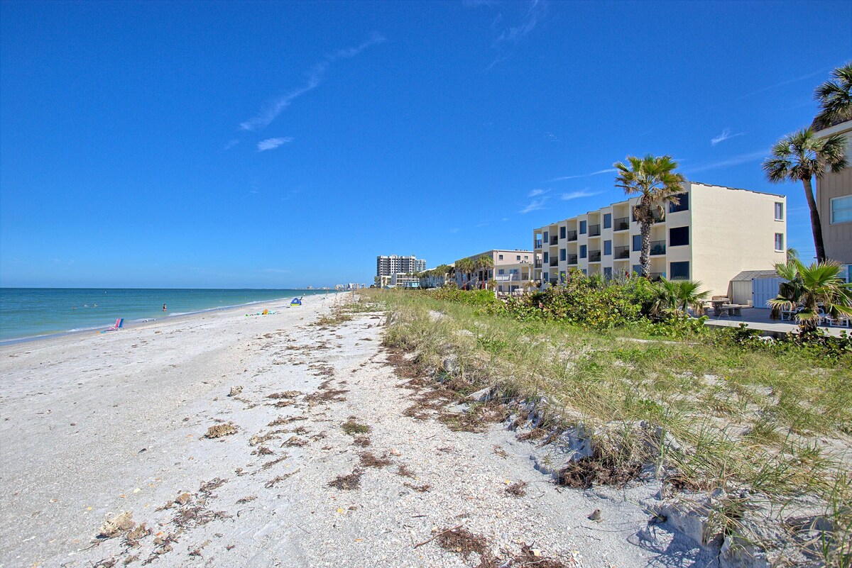 Beautiful freshly remodeled beachfront condo