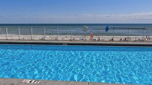 Beachfront resort style pool