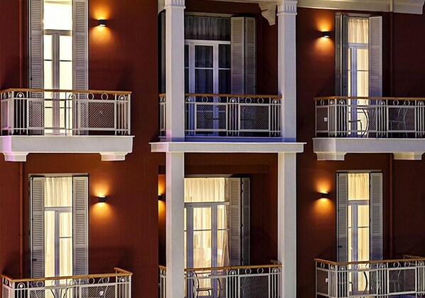 Front of property - evening/night