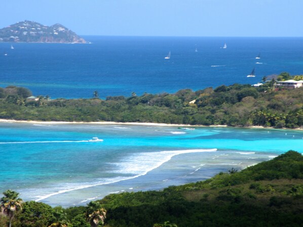 Unobstructed view of Smith Bay National Park from your deck.