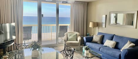 Living/Dining Room with  beautiful Gulf View