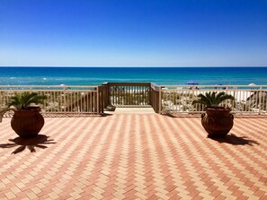 Walk right out from the condo directly on to the beach