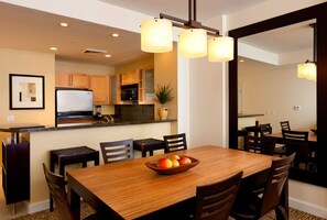 Kitchen and Dining Area (Furnishings may vary)