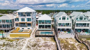 Beachfront Home with Private Beach Boardwalk 