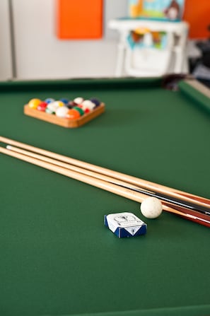 Game Room with Billiards!