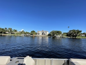 Back house view from boat 