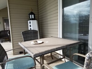 Balcony off living area