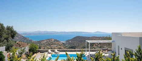 Evgoro Ouranos villa, outside view,  Agia Galini