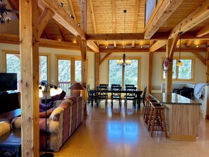 Main floor, open floor plan