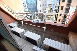 Udsigt fra balkon