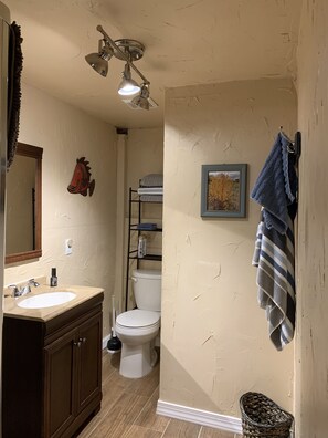 Bathroom with shower only