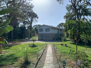 Guest house is behind our main house