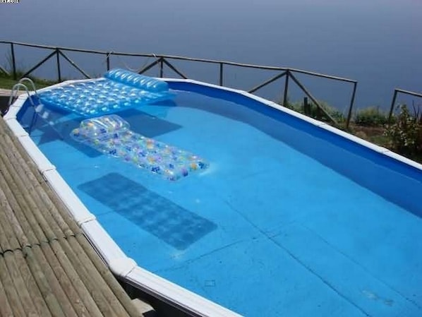 The pool with ocean view