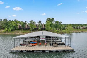 Our 20 stall, private boat dock
