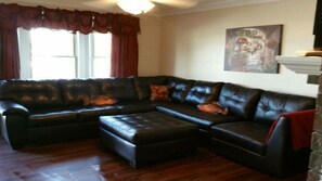 New sectional! Great for naps Nd sleeping