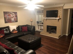 Working fireplace!