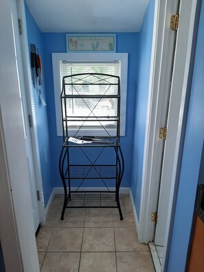 1st floor linen shelf
