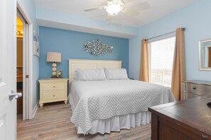 Master Bedroom with King bed.