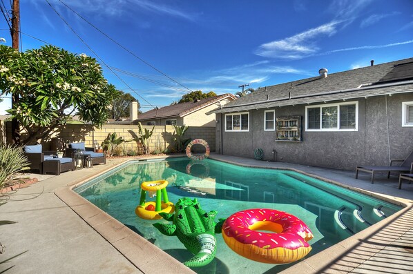 Solar Heated Pool
