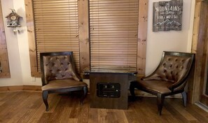 Video game table in livingroom