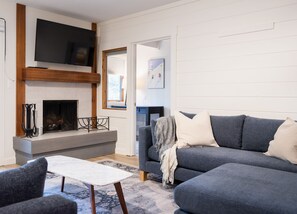 Living Room with Fireplace