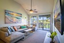 Luxurious living room opens to the Lanai