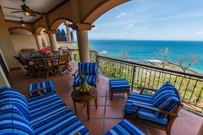 Sitting area on balcony