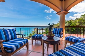 Sitting area on balcony