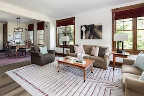 Living Room with Fireplace