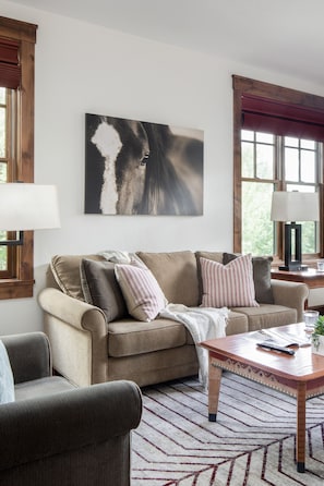 Living Room with Fireplace