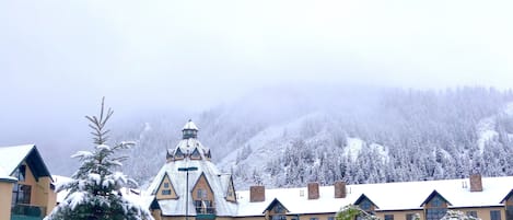 At the base of Beaver Creek Ski Resort with free shuttle access