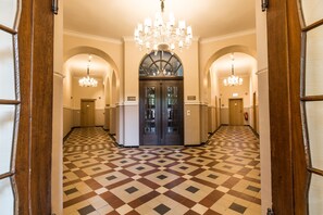 Interior entrance
